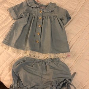 Sweet Honey blue Set NWOT size 6m